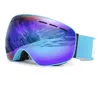 Lunettes de ski hiver snowboard enfants UV400 grande vision monocouche masque sphérique ski neige motoneige lunettes filles 415 ans 231127