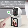 Câmera de chamada de vídeo wifi 1080p com tela casa ai inteligente áudio bidirecional monitor do bebê cctv câmera de segurança sem fio