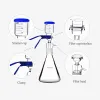 Dispositivo de sucção de núcleo de areia de laboratório mini unidade de filtro de bomba dispositivo de filtragem de solvente de núcleo de areia de vidro