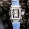 デザイナーri mlies高級時計時計メンズメカニカルウォッチwristwatchビジネスレジャーRM07 02完全自動Rクリスタルテープトレンドレディース高品質