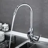 Kitchen Faucets Grey/Black Sink Faucet Intelligent Digital Display Brass Deck Mounting Rotatable And Cold Mixer Tap For