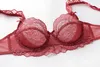 Set sexy Donna Set intimo in pizzo Set ultra sottile Coppa confortevole Reggiseno push up e slip Set spallacci fissi Set lingerie di grandi dimensioni P230428