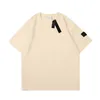 23ss Nouvelle pierre Design Stoneisland Polo en gros Mode T-shirts Hommes Coton Lourd Soild Vêtements Pour Hommes Manches Courtes 6 CHQ3