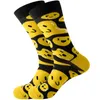 Chaussettes pour hommes, vente heureuse nouveauté printemps automne boxe Dollar bière échecs mignon drôle tendance Animal souris Harajuku