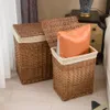 Организация складывающей корзины для белья грязная одежда для хранения жилья для хранения дома большая ящик для хранения плетена