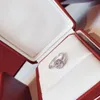 Quadratischer Diamantring, Designer-Verlobungsringe für Frauen, Luxusringe aus Sterlingsilber, Damen-Jubiläumsgeschenk