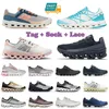 OG Original on cloud women luxury Designer Shoes On Cloud Clouds All Black White Pink Grey Blue Red Purple Luxury Woman Mens Shoes Trainers