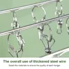 Hangers Laundry Stainless Steel With 36 Pegs Foldable Drip Hanger Socks Drying Rack Underwear Baby Clothes Anti Fall Non Slip Windproof