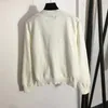 Kvinnors tröjor Designer Broderi Knits Top Girls Milan Runway V-Neck Letter Button Shirt Cardigan