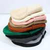 Berets unisex winter warm gebreide beanie hoeden manchet zachte dikke fleece gevoerde ski -schedels caps voor mannen vrouwen