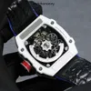 デザイナーri mlies高級時計品質時計工場ダイビングTPTカーボンファイバー機械的防水輝く自動リストチタンメン