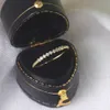 Pierścienie opaski Cienki Pinky Pierścień dla kobiet srebrny kolor mini kryształowy cyrkonia randka randka mała moda biżuteria kbr029 Z0428