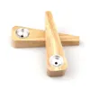 Ultimi tubi di legno naturale Filtro portatile per tabacco a base di erbe secche Ciotola di metallo Mini pipe per fumatori Asta dritta Portasigarette innovativo Tubo di legno DHL