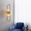 Lámpara de pared Vintage Modern Led Decor Cama Luminaria Aplique Brazo oscilante Luz Baño antiguo Iluminación inteligente