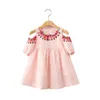 Abiti da ragazza Abito da bambino per bambini Costume con spalle scoperte Estate Piccola principessa Abbigliamento Abbigliamento Abbigliamento per bambini