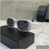 Óculos de sol 2023 designer clássico mulheres sombreamento óculos óculos pequeno quadro cateye gota entrega acessórios de moda dh6nfoniu