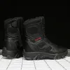 Laarzen Heren Tactische Militaire Laarzen Heren Casual Schoenen Lederen SWAT Legerlaars Motorfiets Enkel Combat Laarzen Zwart Botas Militares Hombre 231215