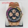 Ap Swiss Luxury Watch Royal Oak Series 26614OR Rainbow Plate Kalenderhorloge Automatisch mechanisch herenhorloge Beperkt tot 20 Herenhorloge G6TU