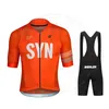 Cykeltröja sätter Biehler Short Sleeve Men Syn Clothing Top Ropa Ciclismo Hombre Summer Mountain Bike Uniform 231127