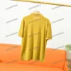 xinxinbuy Hommes designer Tee t-shirt 23ss Paris Red Label Lettre imprimé à manches courtes en coton femmes Noir blanc gris jaune M-5XL