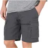 Męskie spodnie męskie spodnie Plus size S-5xl męskie krótki krótki letni lato poeta armia wojskowa kolan zewnętrzny leng krótki joggerephemeralew