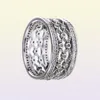 100% 925 Sterling Silver Classic Band Ring with Zirconia Fit Jewelry Engagement Wedding Lovers Fashion Ring1595349