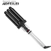 Curling Irons Electric Hair Comb Curling Iron Waver Roller Wand 110-220V Perm Ceramic Triple Barrels Deep Curler Wave Curly Styling Tools Q231128