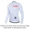 Cycling Shirts Tops Men Cycling Jerseys White Long Sleeves Autumn Cycling Clothing MTB Pro Team Bike Shirts Bicycle Clothes Mallot Ciclismo Hombre 231127