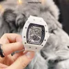 Designer Rimlies Luxusuhren Mechanische Herrenuhr Uhren für Mode Bull Hollow Skull Persönlichkeit Silikonband Casual Sport Armbanduhren Hohe Qualität