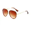 Роскошные солнцезащитные очки дизайнер высококачественные солнцезащитные очки мужчины ультрафиолетовое ультрафиолетовое градиент градиент металлический шарнир для женщин в продаже