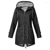 Damen Trenchcoats 2023 Damen Mantel Wasserdichter Übergang Outdoor Wanderbekleidung Leichter Regenmantel