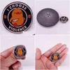 Cartoon Accessories Duck Knife Cute Anime Movies Games Hard Enamel Pins Collect Metal Brooch Backpack Hat Bag Collar Lapel Badges Drop Dhy5X