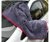 Toalha de microfibra premium 900gsm, toalha super absorvente, ultra macia, sem bordas, para lavagem de carro, 60*90cm