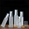 Frosted Glass Bottle Lotion Spray Pump Bottles Parfym Container Comestic Refillable Storage Packaging 20 ml 30 ml 40 ml 50 ml 60 ml 80 ml 10 BNRL