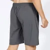 Löpning shorts träning herrar avslappnad jogging träning nylon botten fickan zip träning snabb torkning andas sport