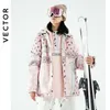 Outros artigos esportivos VETOR Homens Mulheres Jaqueta de Esqui Reversível Jaqueta Inverno Quente À Prova de Vento Impermeável Esportes Ao Ar Livre Snowboard Ski Fashion Coat 231127