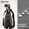 Andra sportvaror Vector Ski Jacket Herr- och kvinnors enda bräde Double Board Loose Warm Windproof Waterproof Professional Ski Jacket 231127