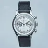 Relógios de pulso Thorn Watch for Men 38mm Panda Cronógrafo Quartz Mecanismo de relógio Bubble Sapphire VK64 Movimento Wristwatch 5bar Relogio