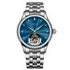 Wristwatches AESOP Brand Tourbillon Mechanical Watch Luxury Stainless Steel Sapphire Dress Waterproof Clock For Men Reloj Hombre