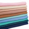 Scarves Long Bubble Chiffon Hijab Scarf Women Solid Shawls Wrap Muslim Girls Headband Islamic Femme 175 70Cm Headscarf