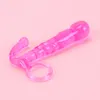 Sex Toy Massager Sexig Clear Crystal Anal Plug -leksaker för manliga och kvinnliga pluggar stimulerar massageprostatmassagerprodukter