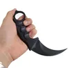 Karambit Feststehendes Messer, Edelstahlklinge, Shrap-Jagdmesser, CS-Spiel, Selbstverteidigungs-Trainingsmesser mit ABS-Hülle