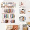 Jewelry Pouches Baby Headbands Holder Hair Bows Organizer For Girls Accessories Storage Hanging Display Stand Wall Room Nursery