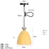 Lampade a sospensione La lunghezza del cavo può essere regolata Illuminazione della cucina Camera dei bambini Led Lampe Design Lampes Suspendues Lamp