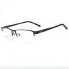 Sunglasses Vazrobe Oversized Reading Glasses Men Semi Rimless Eyeglasses Frame Male Business Black Grey Spectacles Presbyopic Anti Blue