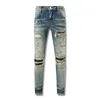 mannen miri jeans heren designer jeans hoge kwaliteit mode heren jeans coole stijl luxe designer denim broek verontruste gescheurde biker zwart blauwe jean slim fit motorfiets