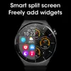 Telefon Akıllı İzle Erkekler Sporları AMOLED 400*400 Ekran NFC Erişim Kontrolü Smartwatch Bluetooth Çağrı Saati IP68 Su Geçirmez