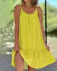 2023Home Kleidung Neue Mode Sexy Casual Dress Frauen Sommer Ärmelloses Abend Strandkleid Kurzes Chiffon Minikleid Damenbekleidung