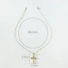 Pendant Necklaces Luxury Women Cross Necklace Aesthetic Christian Casual Collar Choker Religious Clavicle Classic Fashion Jewelry