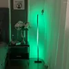 Vloerlampen Moderne RGB LED-lamp Woondecoratie Hoekverlichting Slaapkamer Nachtkastje Staande Woonkamer Binnenstandaardverlichting